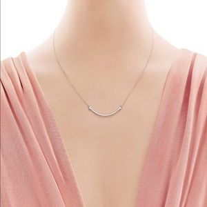 Tiffany T smile necklace